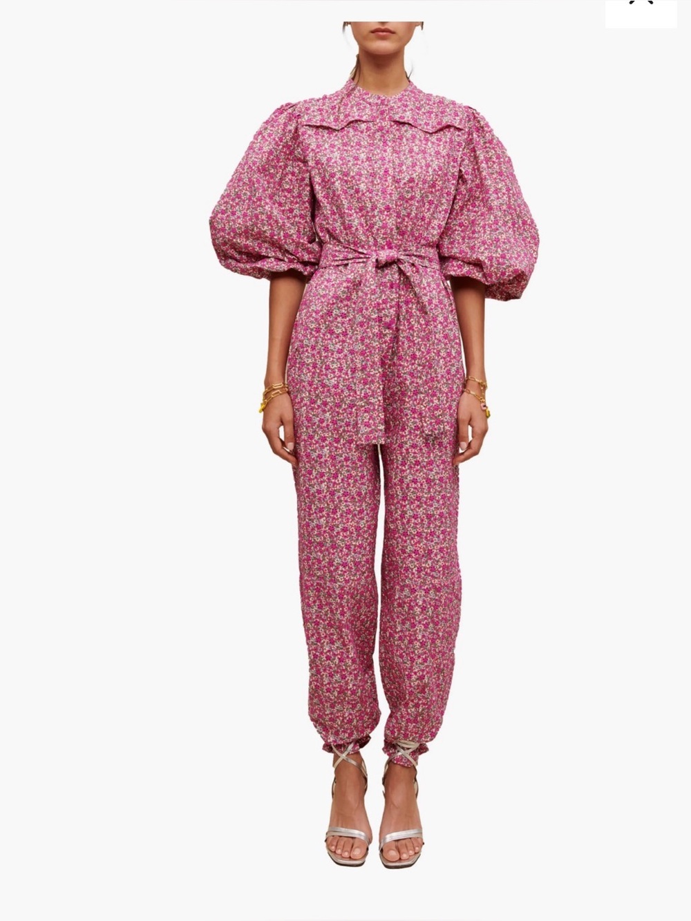Maje Women's Pyad Floral Print Jumpsuit